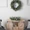 26" Flocked Winter Christmas Arrangement on Board